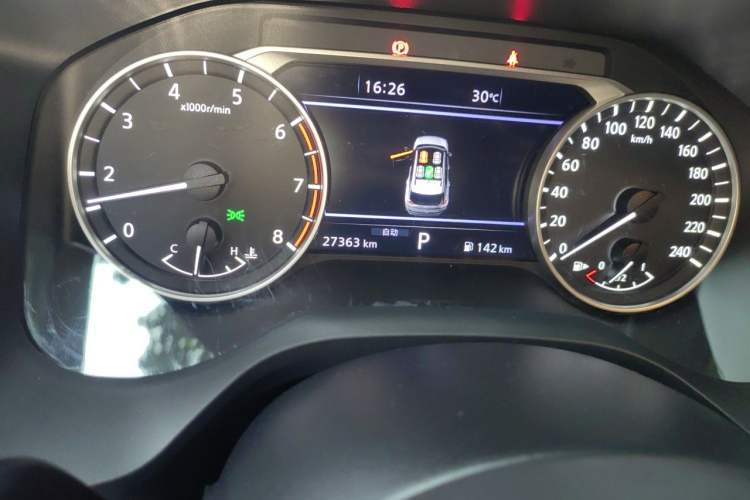Used Nissan X-Trail 2021 VC-Turbo 300 CVT 4WD Luxury Edition 7-Seater Odometer Close Up