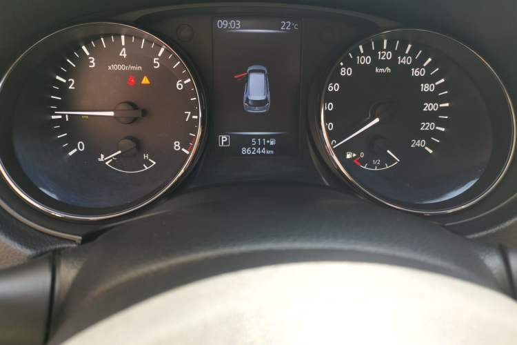 Used Nissan X-Trail 2021 2.5L CVT 4WD XL SmartConnect Leading Edition Odometer Close Up