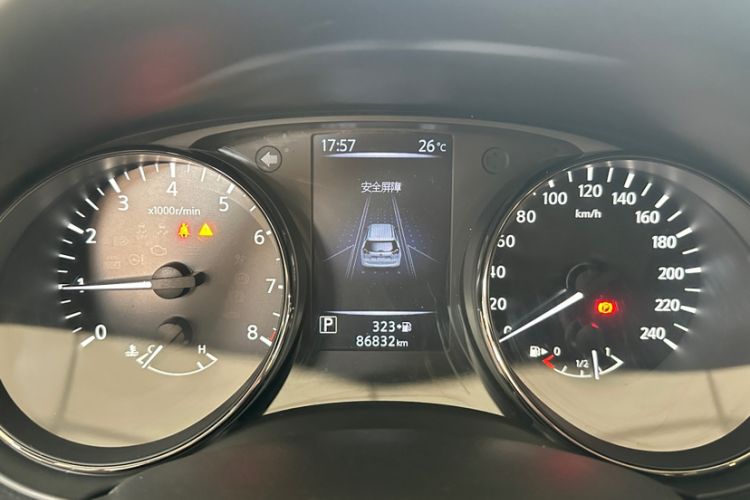 Used Nissan X-Trail 2022 2.0L Two-Wheel Drive Smart Connect Premium Edition Odometer Close Up