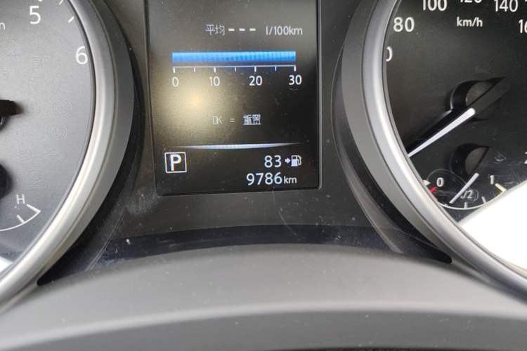 Used Nissan X-Trail 2025 Honor 2.0L Two-Wheel Drive Leading Edition Odometer Close Up