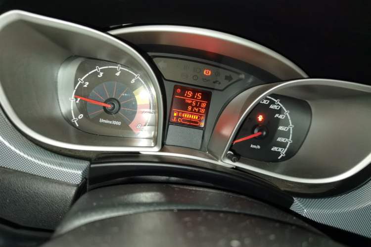 Used Oley 2012 Sedan 1.5L Manual Comfort Model Odometer Close Up