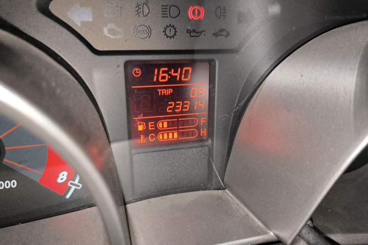 Used Oley 2012 Sedan 1.5L Manual Comfort Model Odometer Close Up