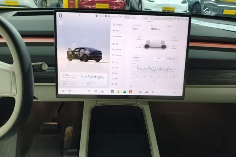 Used ONVO L60 2024 60 kWh All-Wheel Drive Audio And AC Panel