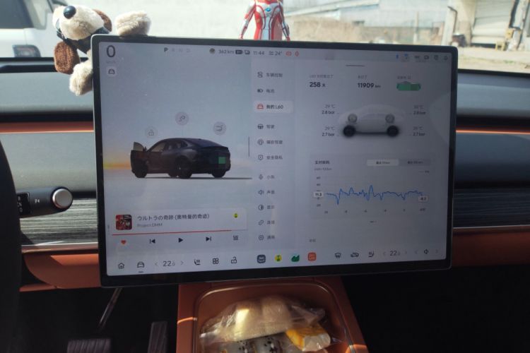 Used ONVO L60 2024 60 kWh Rear-Drive Version Instrument Cluster