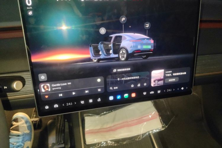 Used ONVO L60 2024 60 kWh All-Wheel Drive Audio And AC Panel