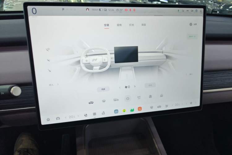 Used ONVO L60 2024 60 kWh Rear-Drive Version Audio And AC Panel