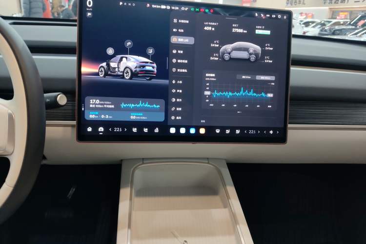 Used ONVO L60 2024 60 kWh All-Wheel Drive Audio And AC Panel