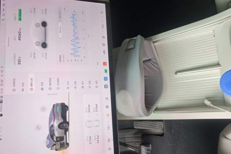 Used ONVO L60 2024 60 kWh Rear-Drive Version Audio And AC Panel