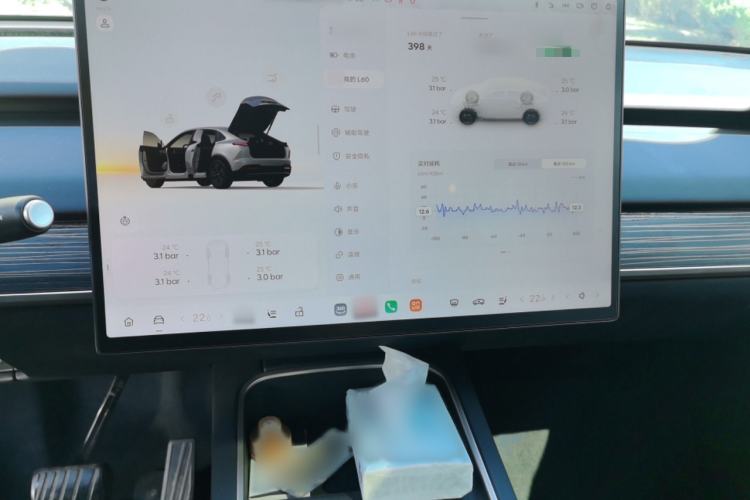 Used ONVO L60 2024 60 kWh Rear-Drive Version Audio And AC Panel