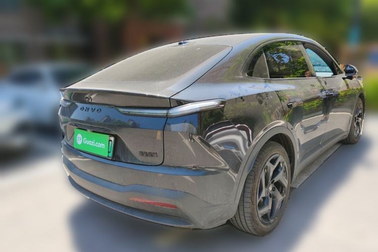 Used ONVO L60 2025 Model, 60kWh Black Knight Special Edition Rear Right 45 Deg