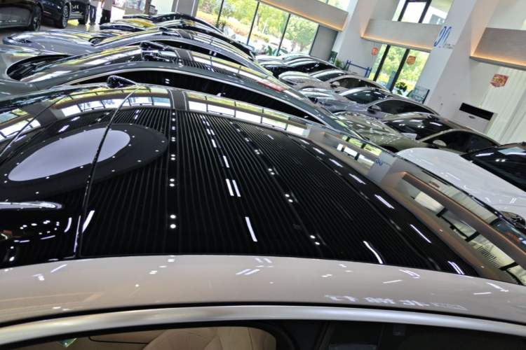 Used ONVO L60 2025 Model—60 kWh All-Wheel-Drive Version Roof