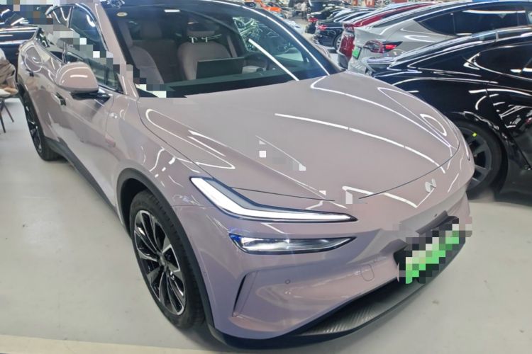 Used ONVO L60 2025 Model, 60kWh Violet Limited Edition Front Right 45 Deg