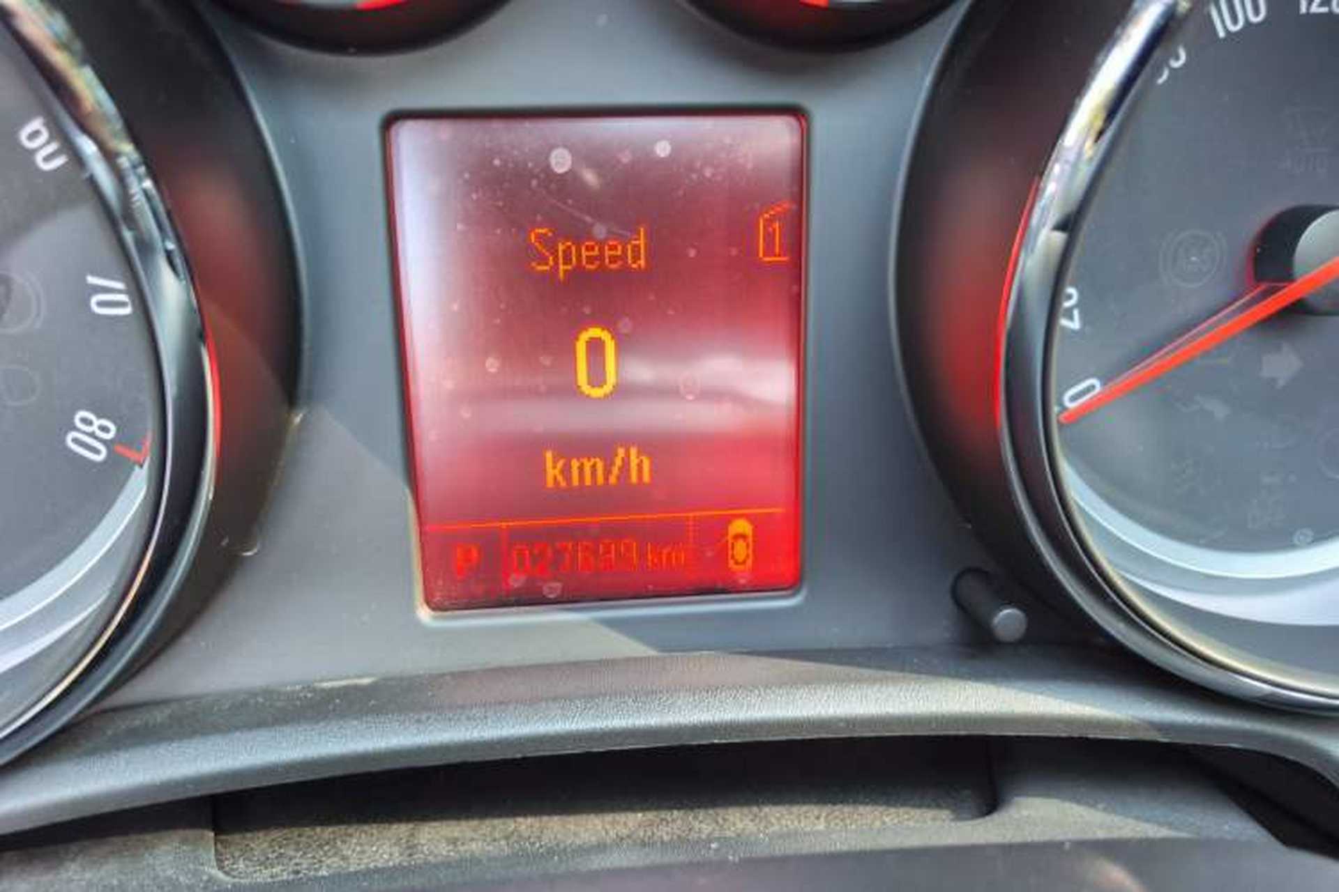Used Opel Astra 2014 1.4T GTC Sport Model Odometer Close Up