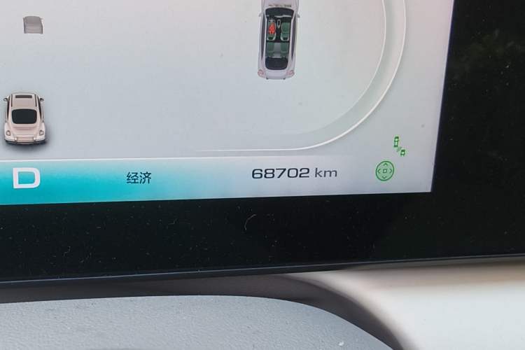Used ORA Ballet Cat 2022 401 km Nutcracker Edition Odometer Close Up