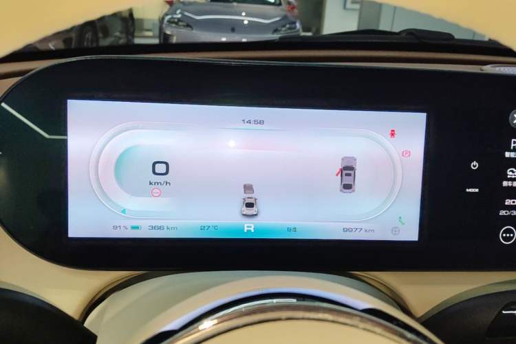 Used ORA Ballet Cat 2023 401 km Luxury Version Instrument Cluster