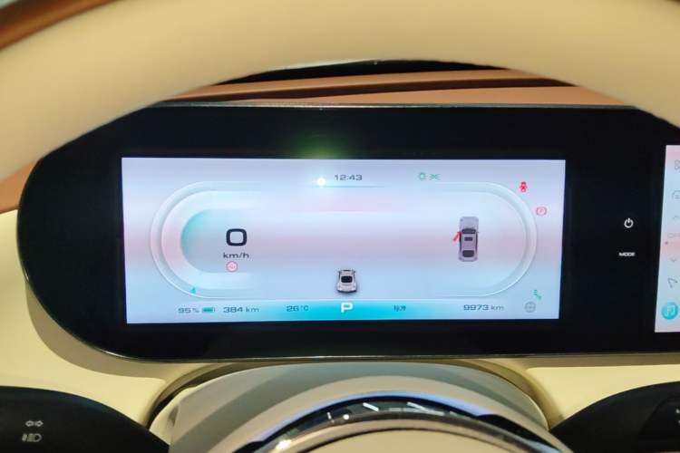 Used ORA Ballet Cat 2023 401 km Luxury Version Instrument Cluster