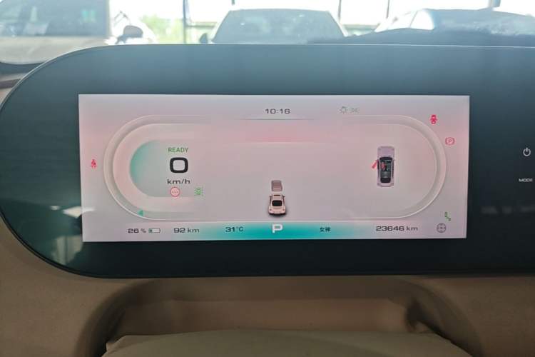 Used ORA Ballet Cat 2023 401 km Luxury Version Instrument Cluster