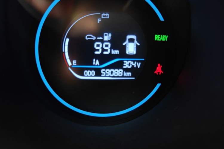Used ORA Black Cat 2019 310km Fun Edition Odometer Close Up