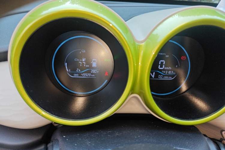 Used ORA Black Cat 2019 301km Standard Edition Odometer Close Up