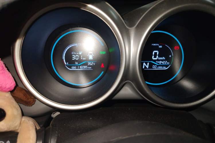 Used ORA Black Cat 2019 310km Fun Edition Odometer Close Up
