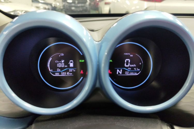 Used ORA Black Cat 2019 351 km Lingzhi Edition Odometer Close Up