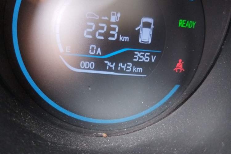 Used ORA Black Cat 2019 351 km Goddess Edition Odometer Close Up