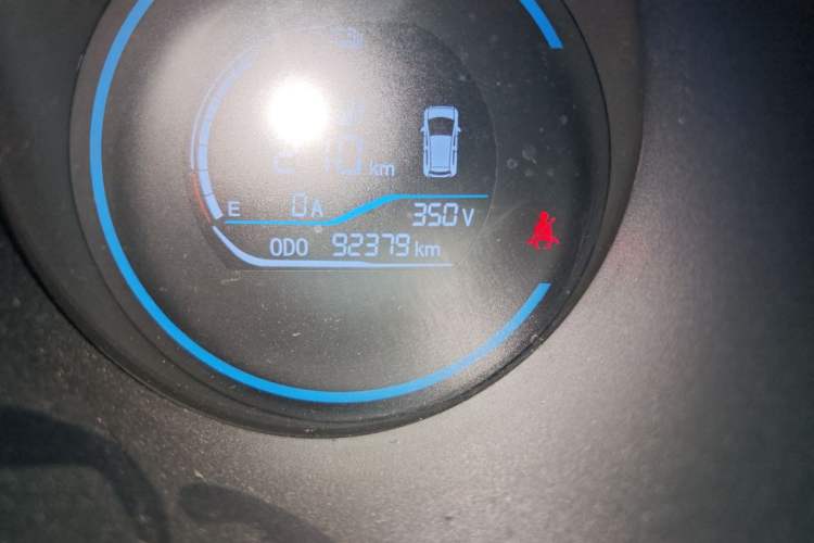 Used ORA Black Cat 2019 351 km Family Edition Odometer Close Up