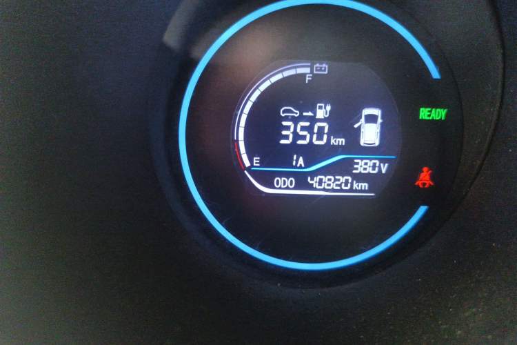 Used ORA Black Cat 2019 351 km Family Edition Odometer Close Up