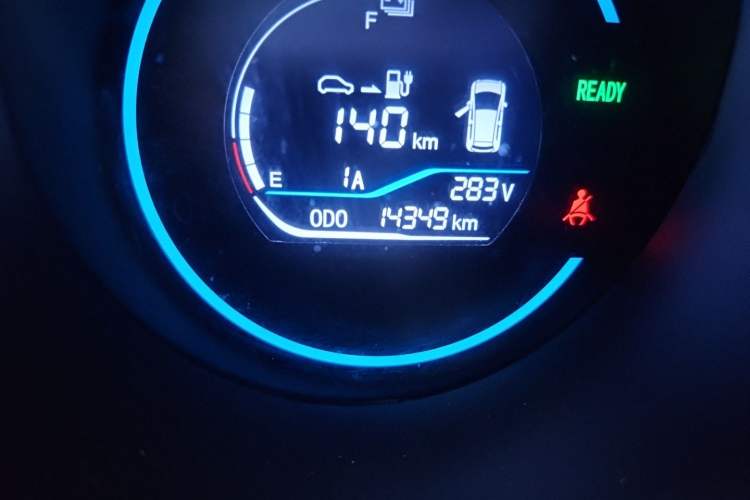 Used ORA Black Cat 2021 301 km Basic Version Odometer Close Up