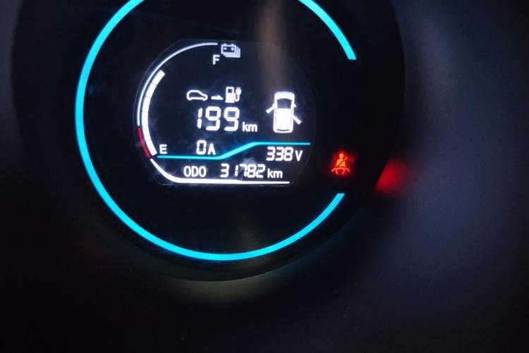 Used ORA Black Cat 2021 351 km Standard Version Odometer Close Up