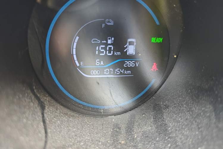 Used ORA Black Cat 2021 301 km Basic Version Odometer Close Up