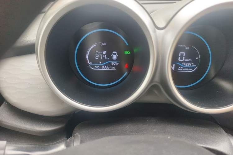 Used ORA Black Cat 2021 351 km Luxury Version Odometer Close Up