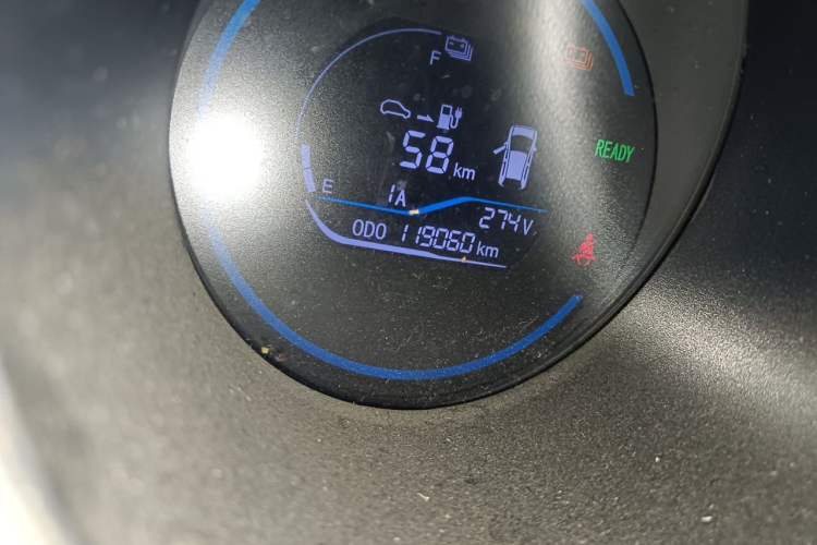 Used ORA Black Cat 2021 301 km Basic Version Odometer Close Up