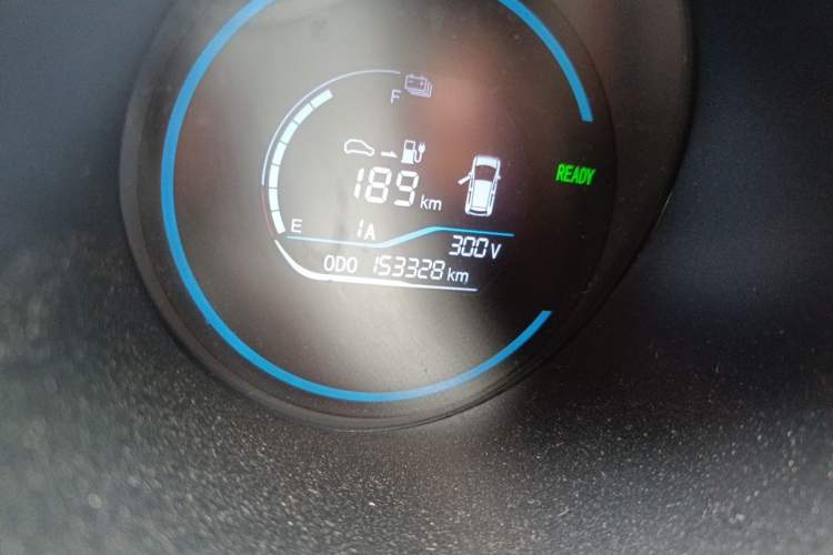 Used ORA Black Cat 2021 301 km Basic Version Odometer Close Up