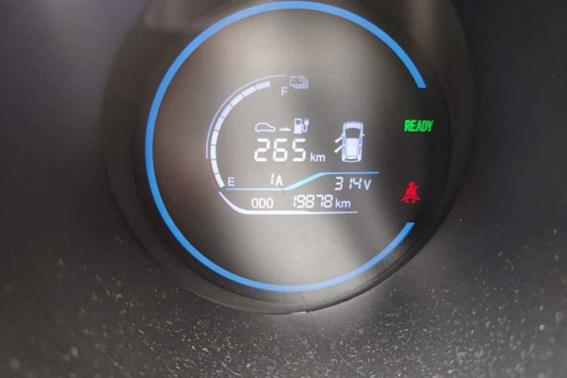 Used ORA Black Cat 2021 301 km Basic Version Odometer Close Up