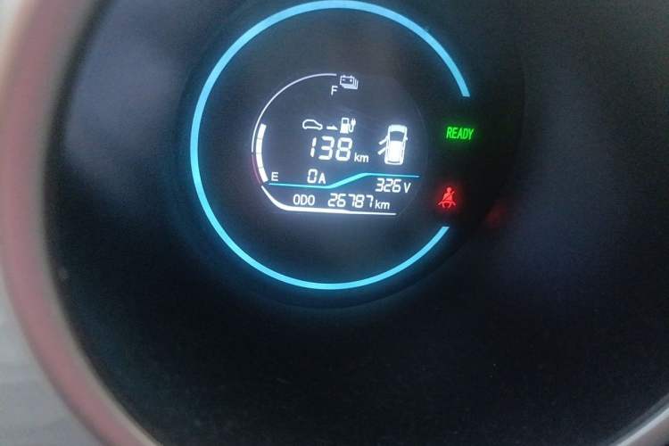Used ORA Black Cat 2021 351 km Luxury Version Odometer Close Up