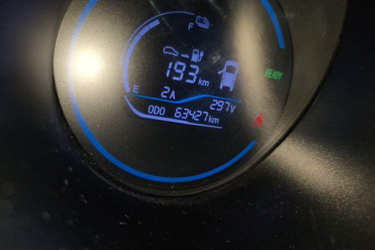 Used ORA Black Cat 2021 301 km Basic Version Odometer Close Up