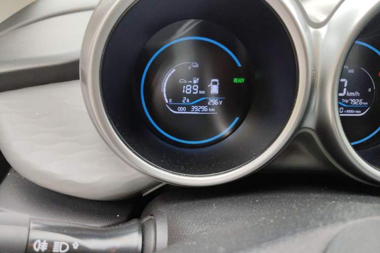 Used ORA Black Cat 2021 301 km Basic Version Odometer Close Up