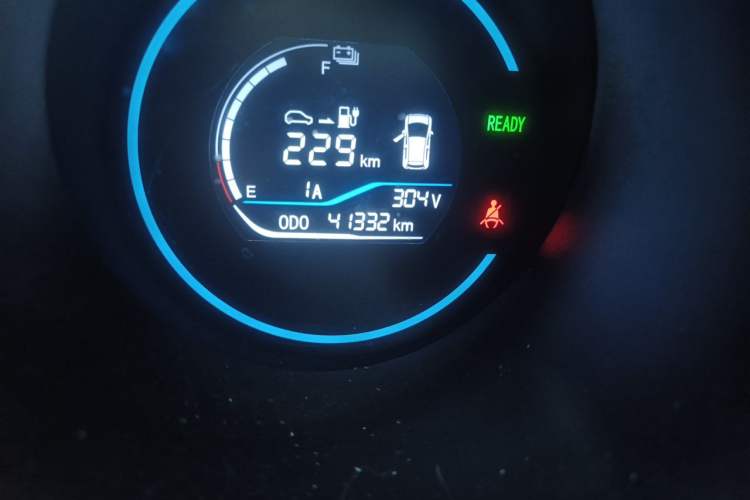 Used ORA Black Cat 2021 301 km Basic Version Odometer Close Up