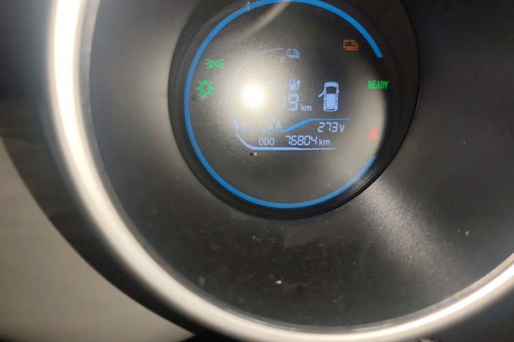 Used ORA Black Cat 2021 301 km Basic Version Odometer Close Up