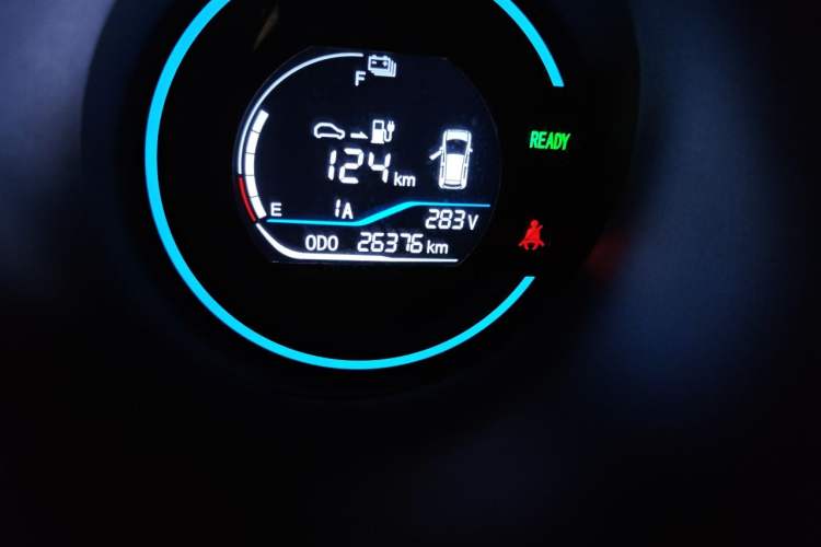 Used ORA Black Cat 2021 301 km Basic Version Odometer Close Up
