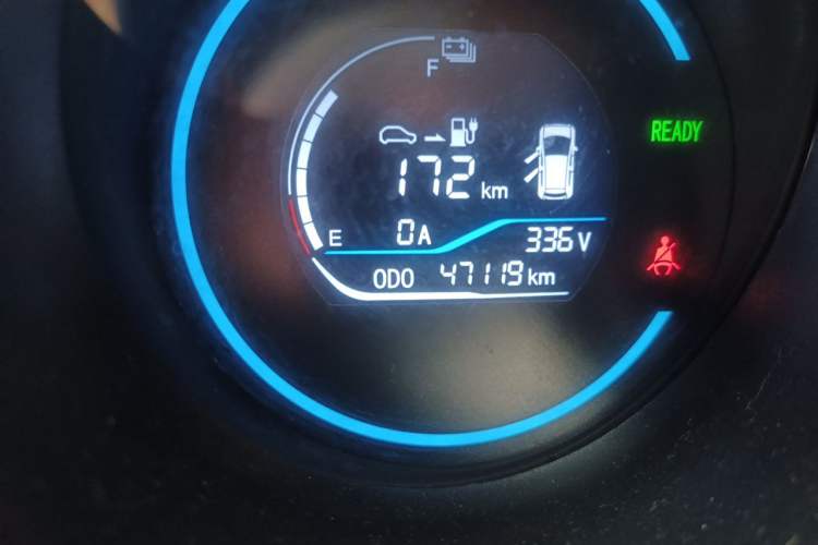Used ORA Black Cat 2021 351 km Standard Version Odometer Close Up