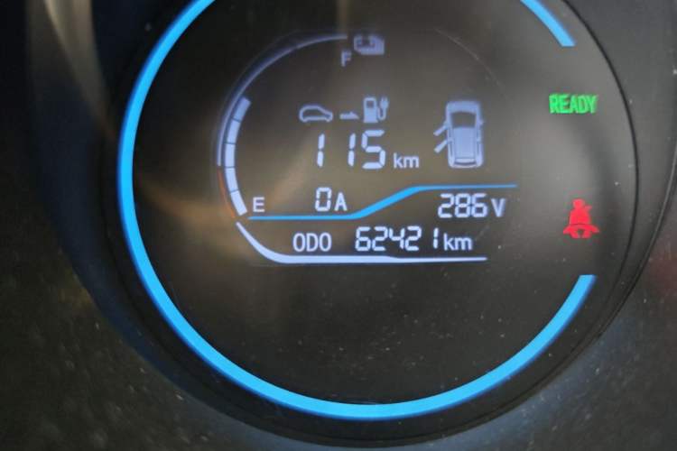 Used ORA Black Cat 2021 301 km Basic Version Odometer Close Up