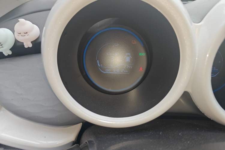 Used ORA Black Cat 2021 301 km Basic Version Odometer Close Up