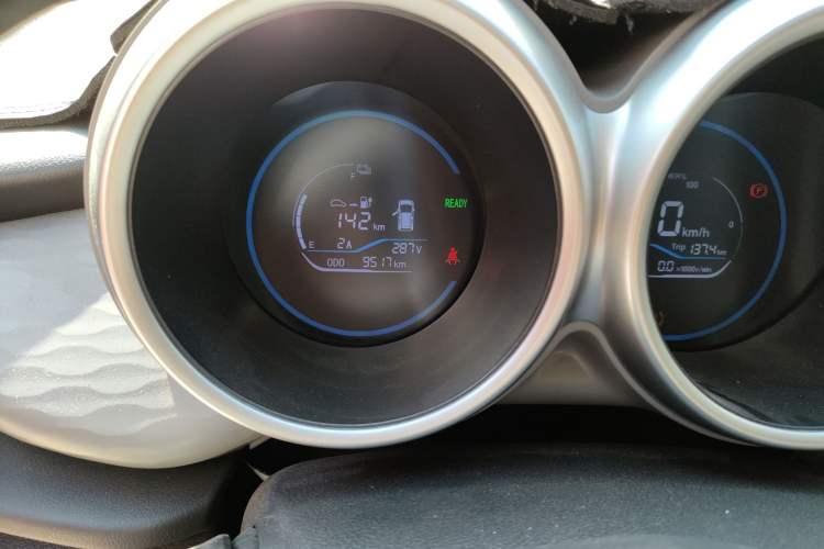 Used ORA Black Cat 2021 301 km Basic Version Odometer Close Up