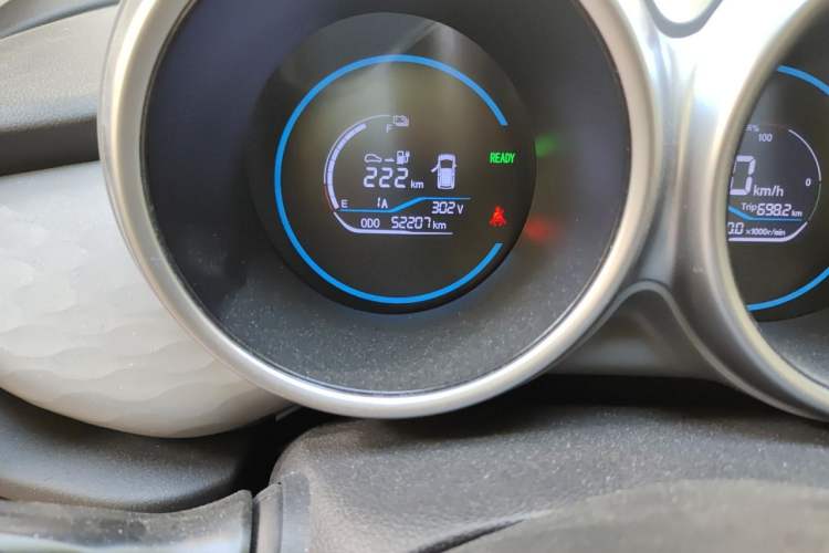 Used ORA Black Cat 2021 301 km Basic Version Odometer Close Up