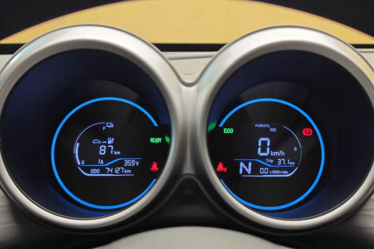 Used ORA Black Cat 2021 301km Cute Pet Edition Odometer Close Up