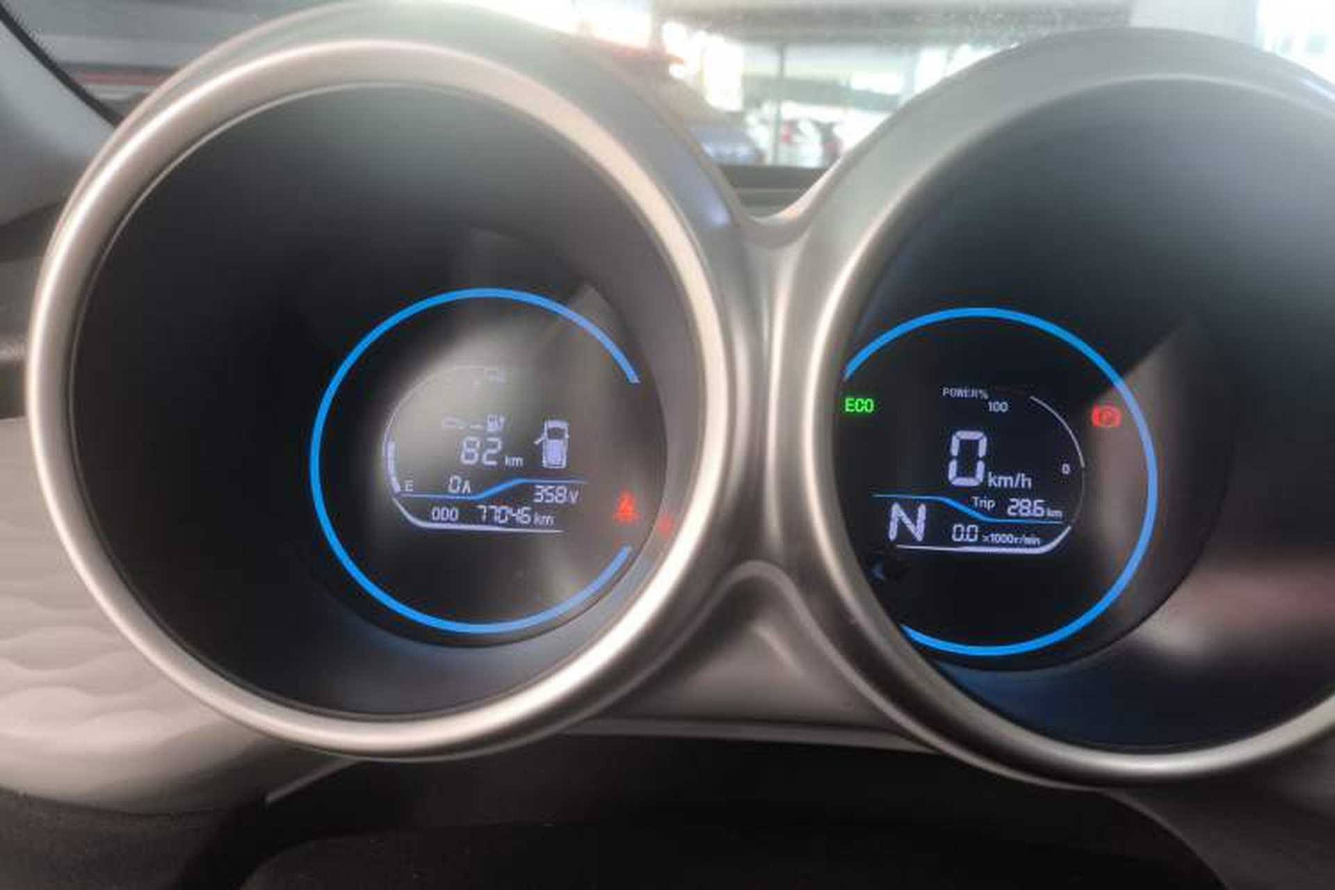 Used ORA Black Cat 2021 301km Cute Pet Edition Odometer Close Up