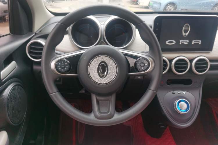 Used ORA Black Cat 2021 351 km Luxury Version Steering Wheel