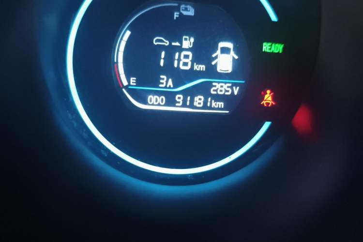 Used ORA Black Cat 2021 301 km Basic Version Odometer Close Up